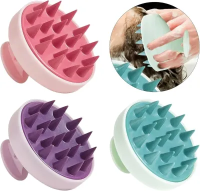 Silicone Scalp Massager Brush ( 1 Pc)